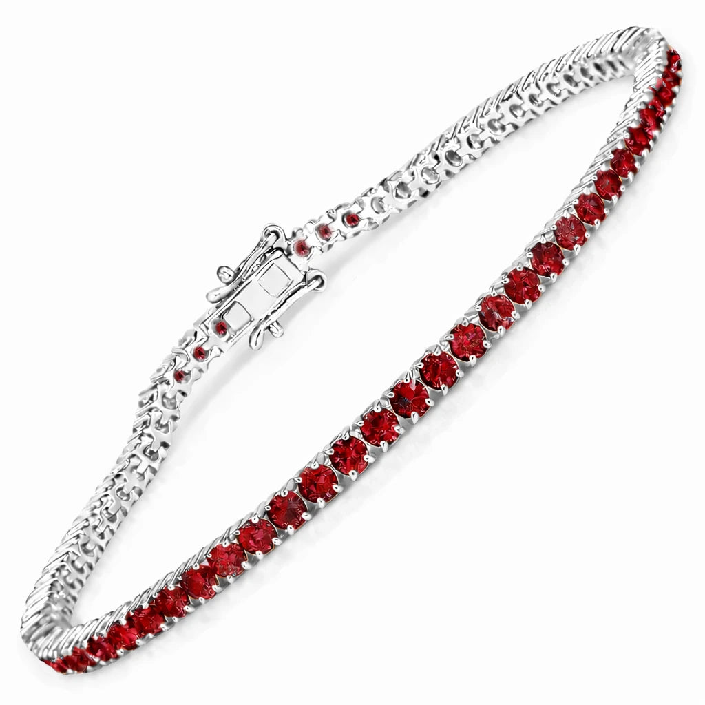 Round Prong Set Tennis Bracelet