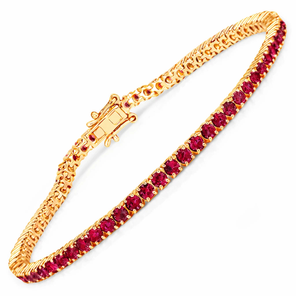 Round Prong Set Tennis Bracelet