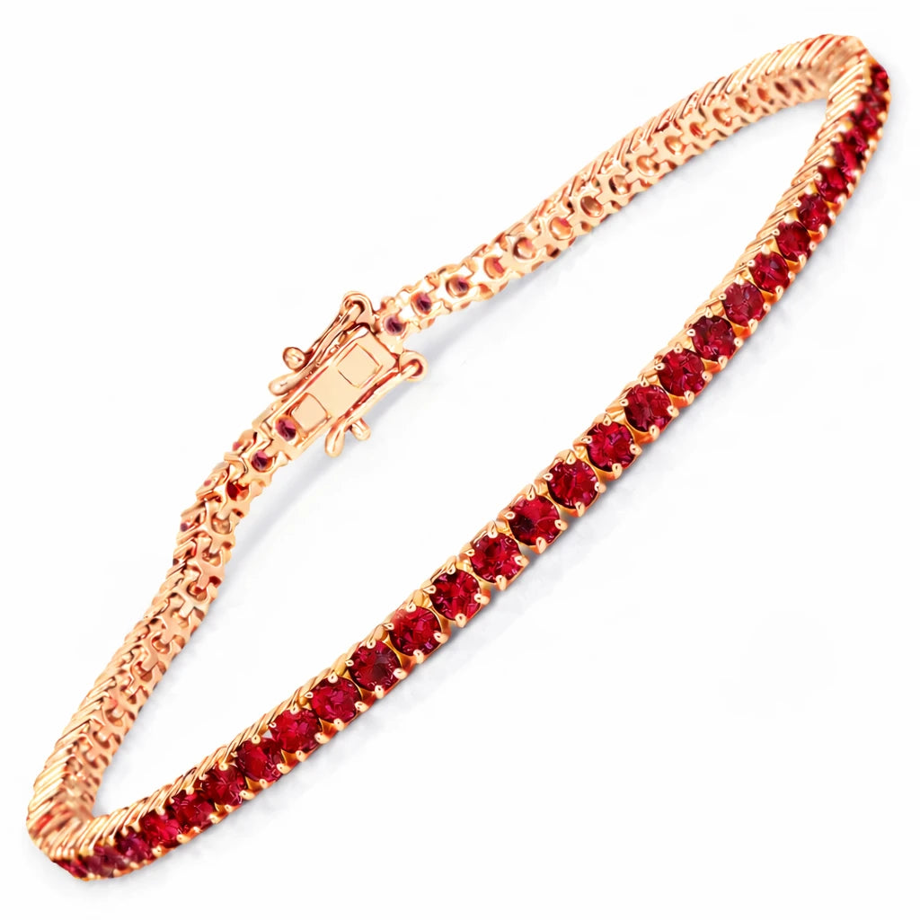Round Prong Set Tennis Bracelet
