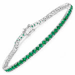 Round Prong Set Tennis Bracelet
