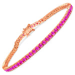 Round Prong Set Tennis Bracelet