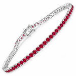 Round Prong Set Tennis Bracelet