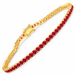 Round Prong Set Tennis Bracelet