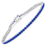 Round Prong Set Tennis Bracelet