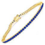 Round Prong Set Tennis Bracelet