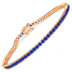Round Prong Set Tennis Bracelet