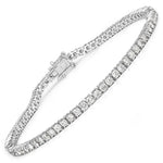 Round Prong Set Tennis Bracelet