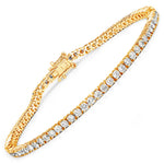 Round Prong Set Tennis Bracelet