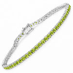 Round Prong Set Tennis Bracelet