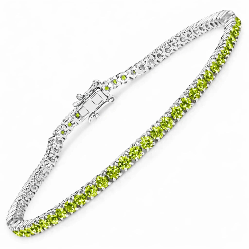 Round Prong Set Tennis Bracelet