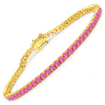 Round Prong Set Tennis Bracelet
