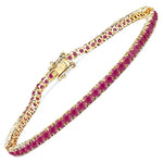 Round Prong Set Tennis Bracelet
