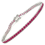 Round Prong Set Tennis Bracelet