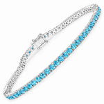 Round Prong Set Tennis Bracelet