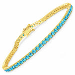 Round Prong Set Tennis Bracelet
