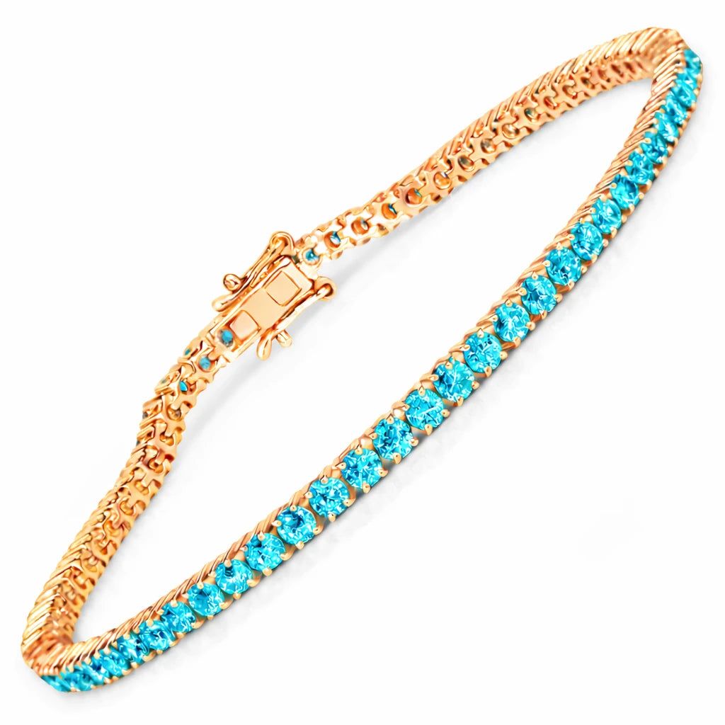Round Prong Set Tennis Bracelet