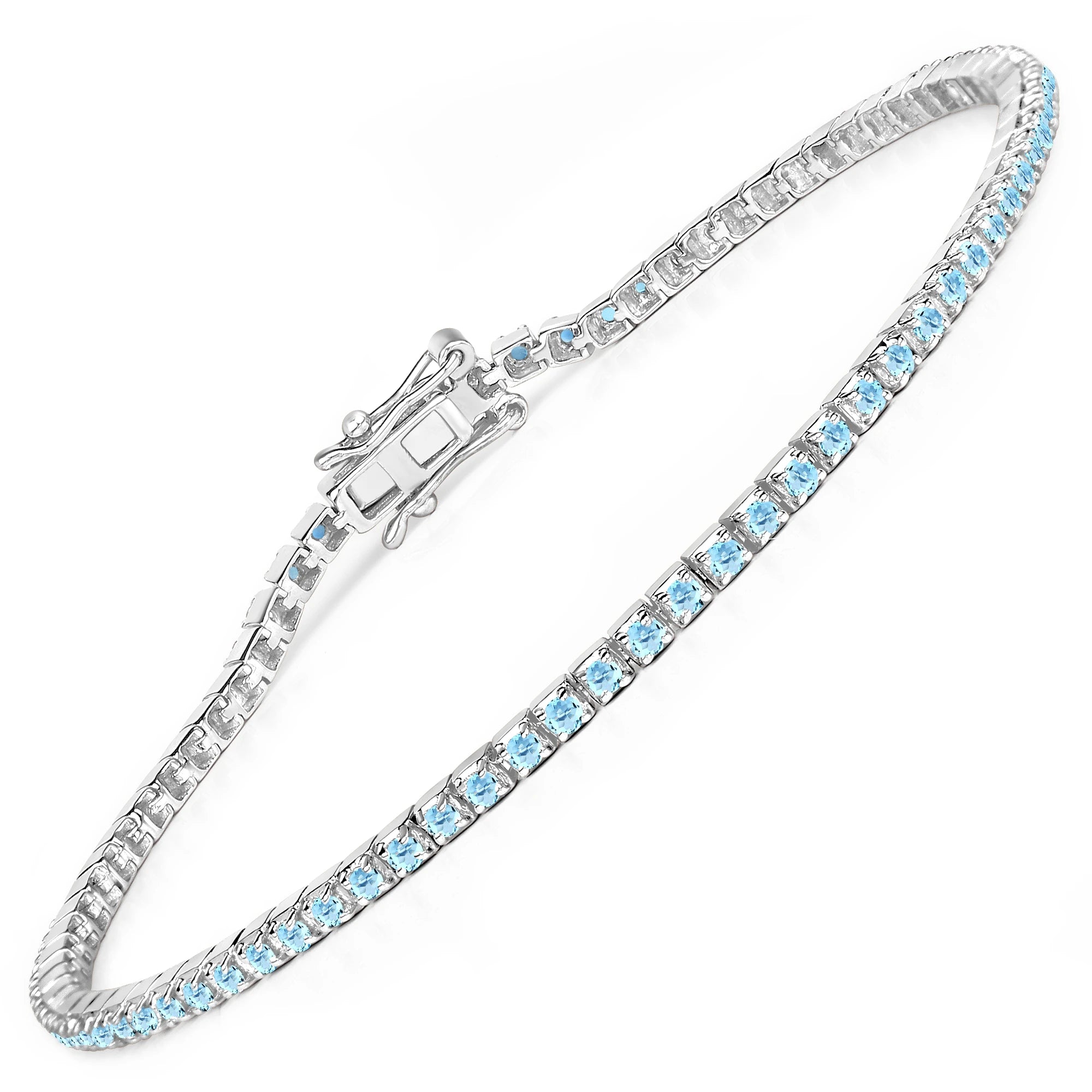 Round Bezel Set Station Bracelet