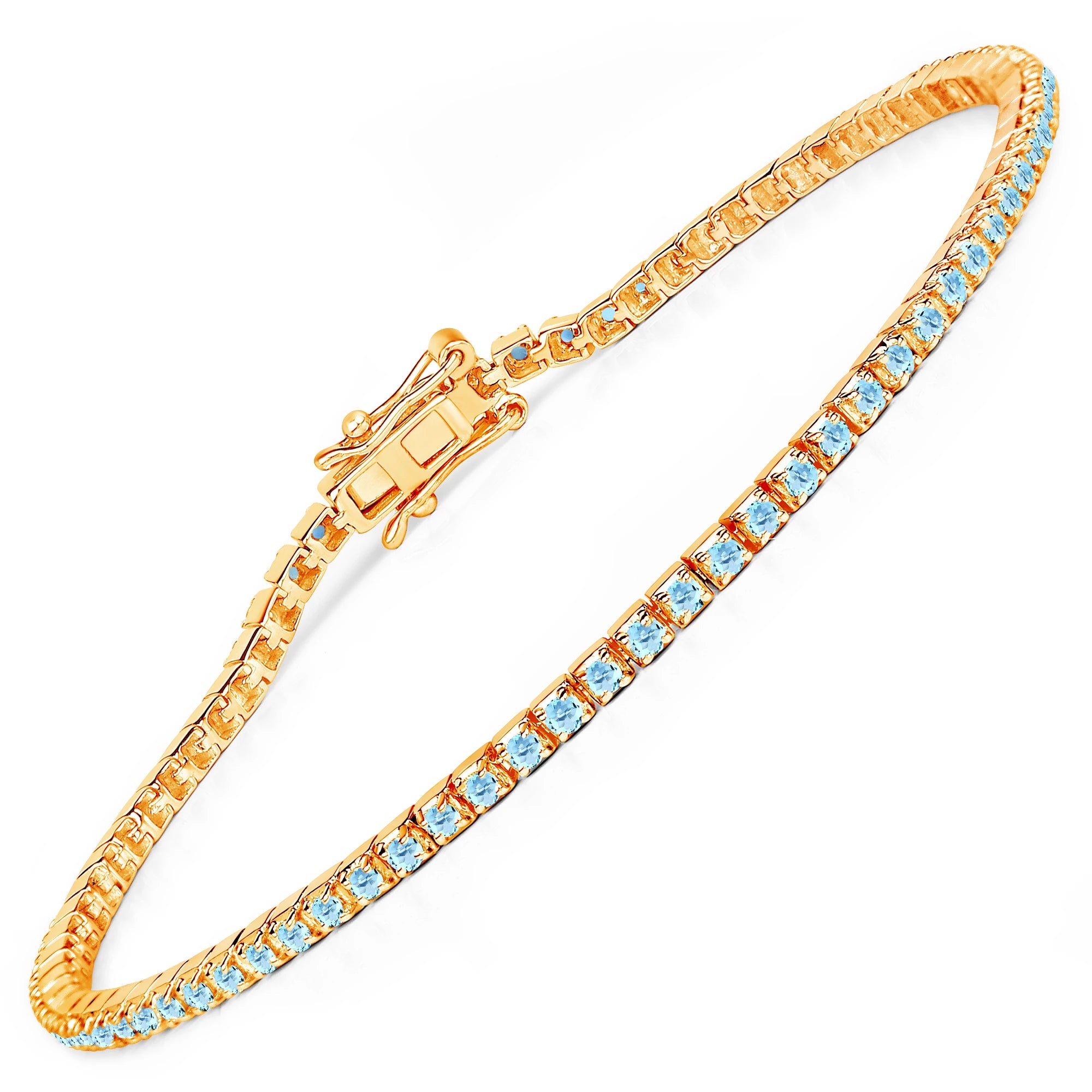 Round Bezel Set Station Bracelet