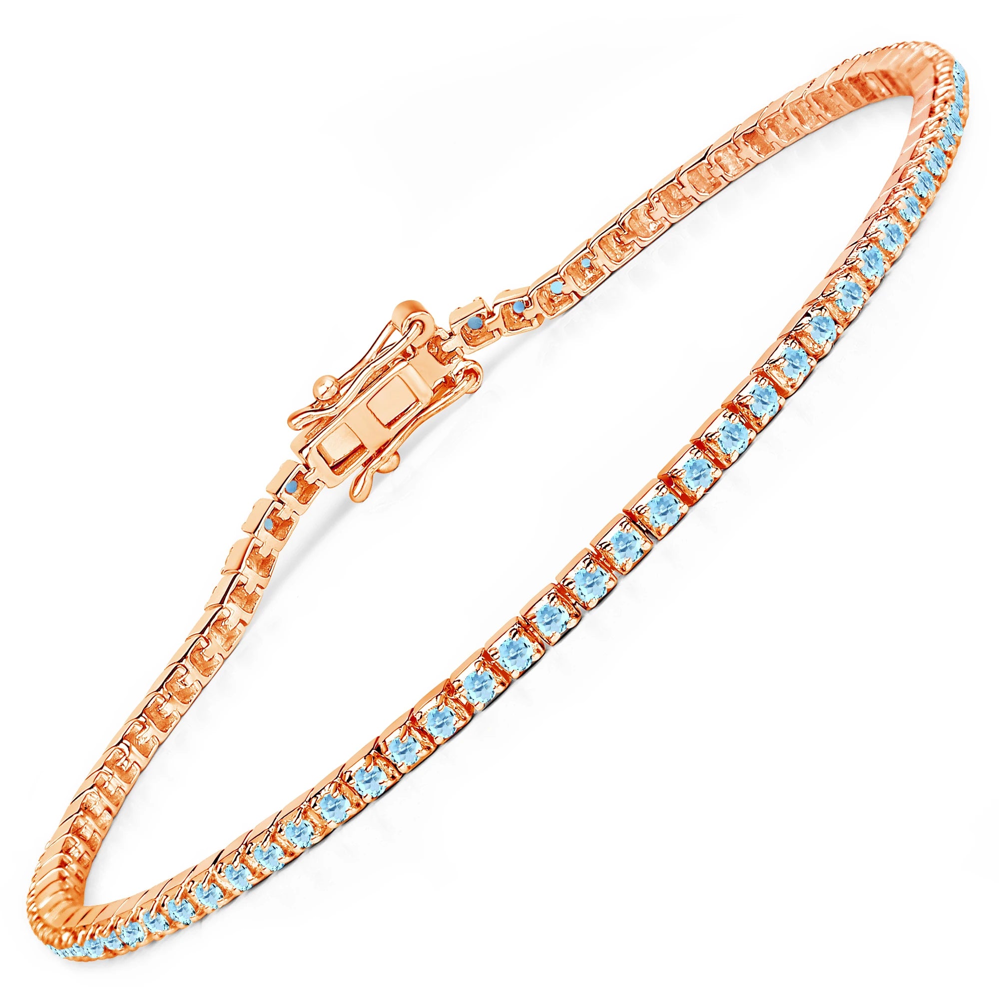 Round Bezel Set Station Bracelet