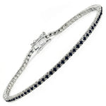 Round Bezel Set Station Bracelet