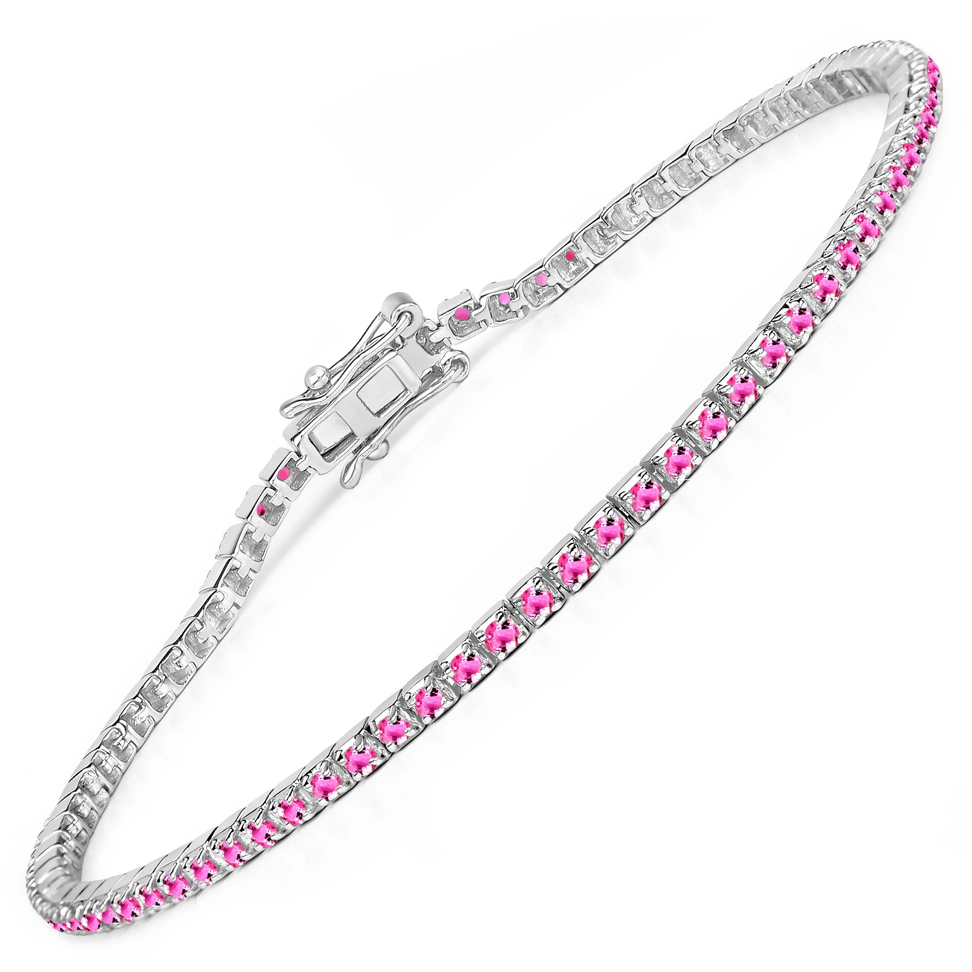 Round Bezel Set Station Bracelet