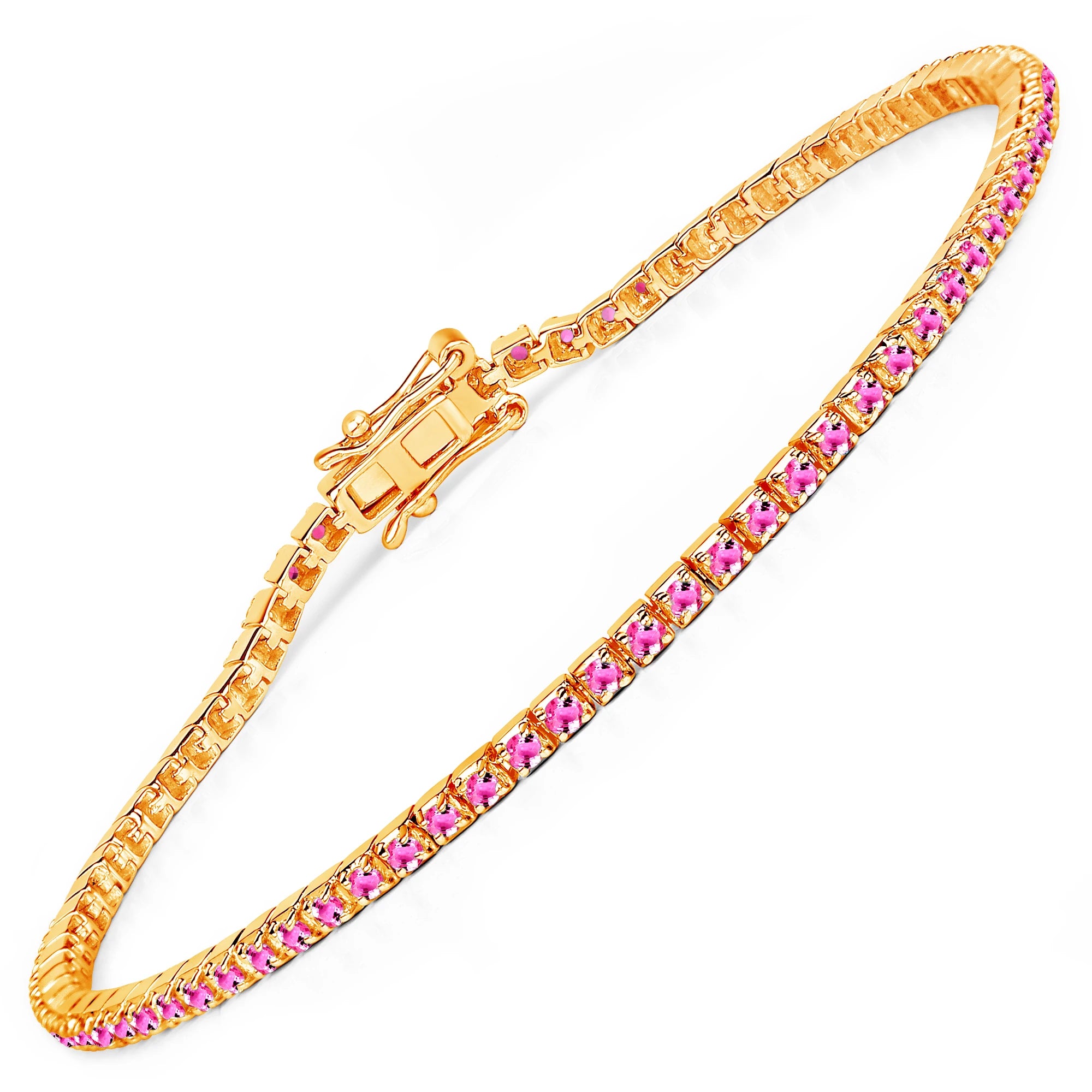 Round Bezel Set Station Bracelet