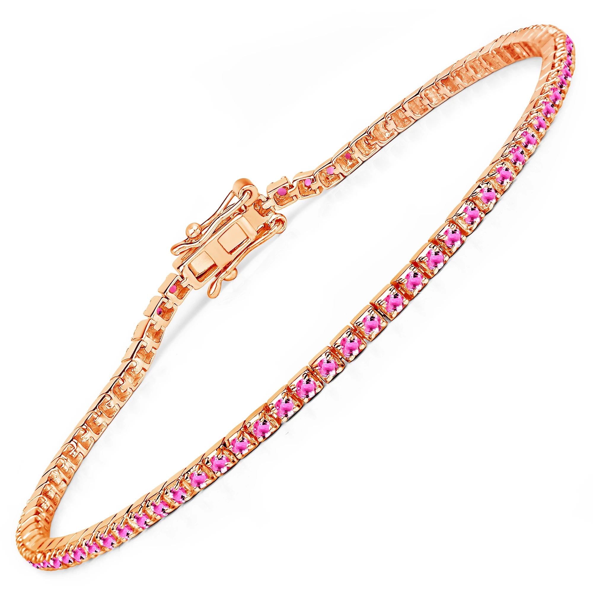 Round Bezel Set Station Bracelet