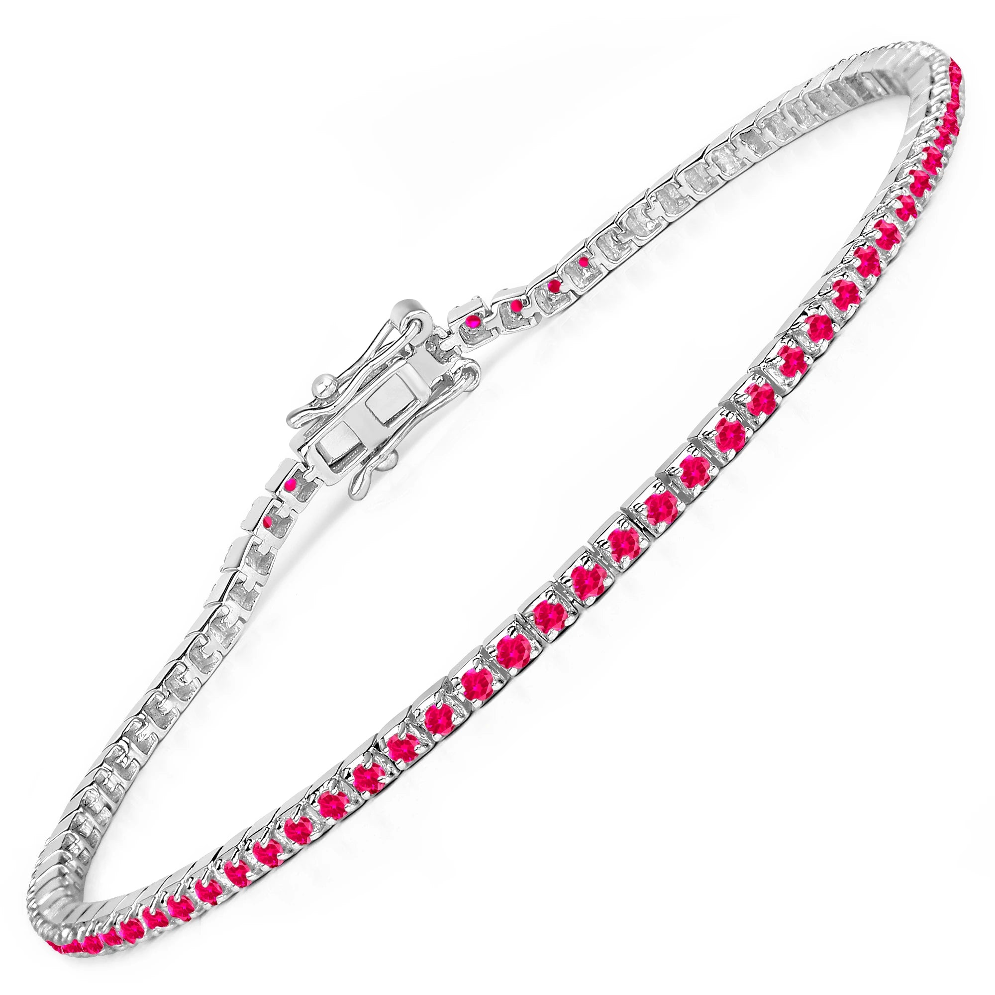 Round Bezel Set Station Bracelet