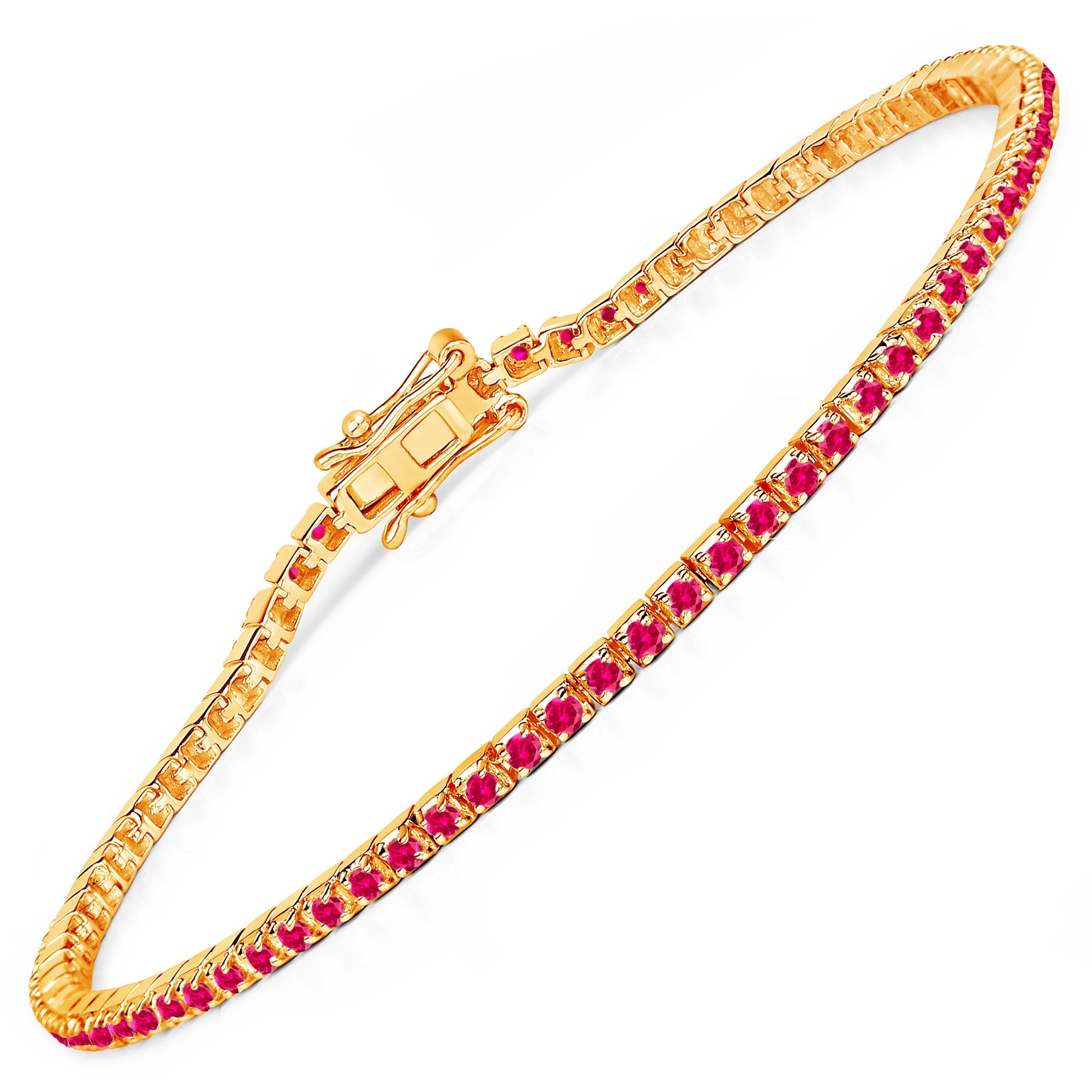 Round Bezel Set Station Bracelet