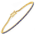 Round Bezel Set Station Bracelet