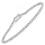 Round Bezel Set Station Bracelet