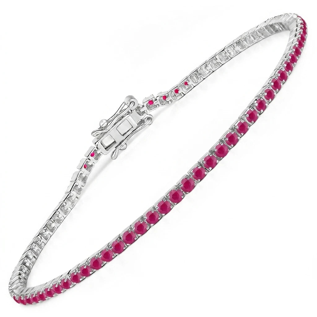 Round Bezel Set Station Bracelet