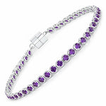 Round Prong Set Magnet Lock Bracelet