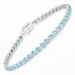 Round Prong Set Magnet Lock Bracelet