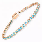 Round Prong Set Magnet Lock Bracelet