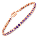 Round Prong Set Magnet Lock Bracelet