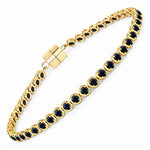 Round Prong Set Magnet Lock Bracelet