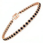 Round Prong Set Magnet Lock Bracelet