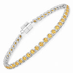 Round Prong Set Magnet Lock Bracelet