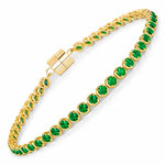 Round Prong Set Magnet Lock Bracelet