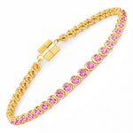 Round Prong Set Magnet Lock Bracelet