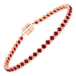 Round Prong Set Magnet Lock Bracelet