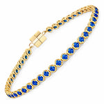 Round Prong Set Magnet Lock Bracelet