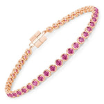 Round Prong Set Magnet Lock Bracelet