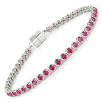 Round Prong Set Magnet Lock Bracelet