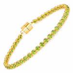 Round Prong Set Magnet Lock Bracelet