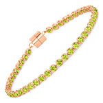 Round Prong Set Magnet Lock Bracelet