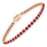 Round Prong Set Magnet Lock Bracelet