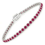 Round Prong Set Magnet Lock Bracelet