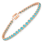 Round Prong Set Magnet Lock Bracelet